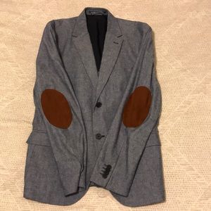 Men’s H&M chambray blazer 40R